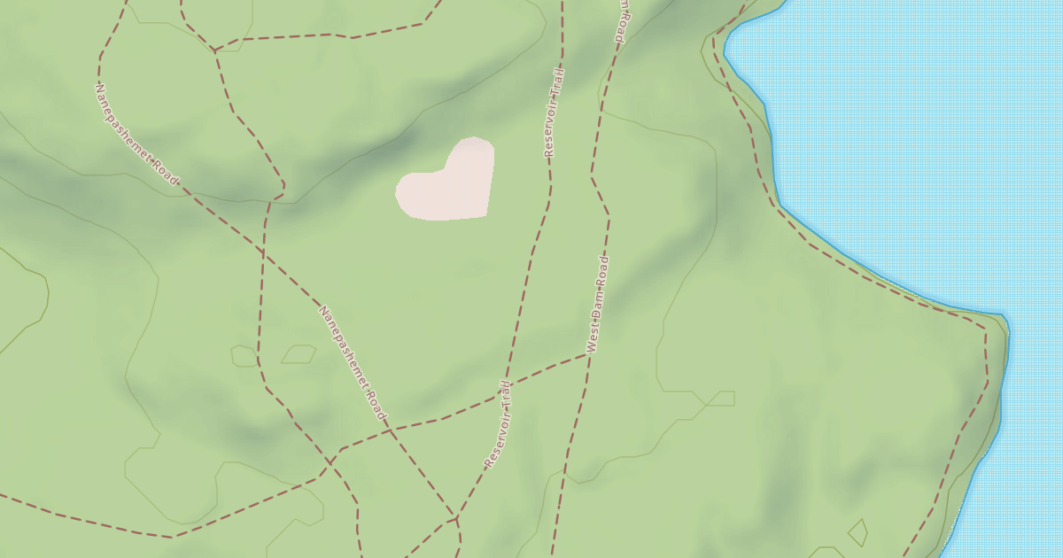Map preview of Reservoir Trail