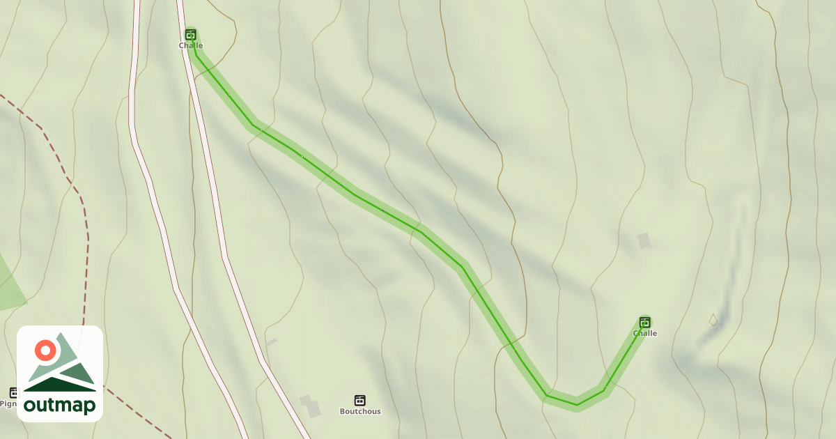 Map of Chardon Bleu