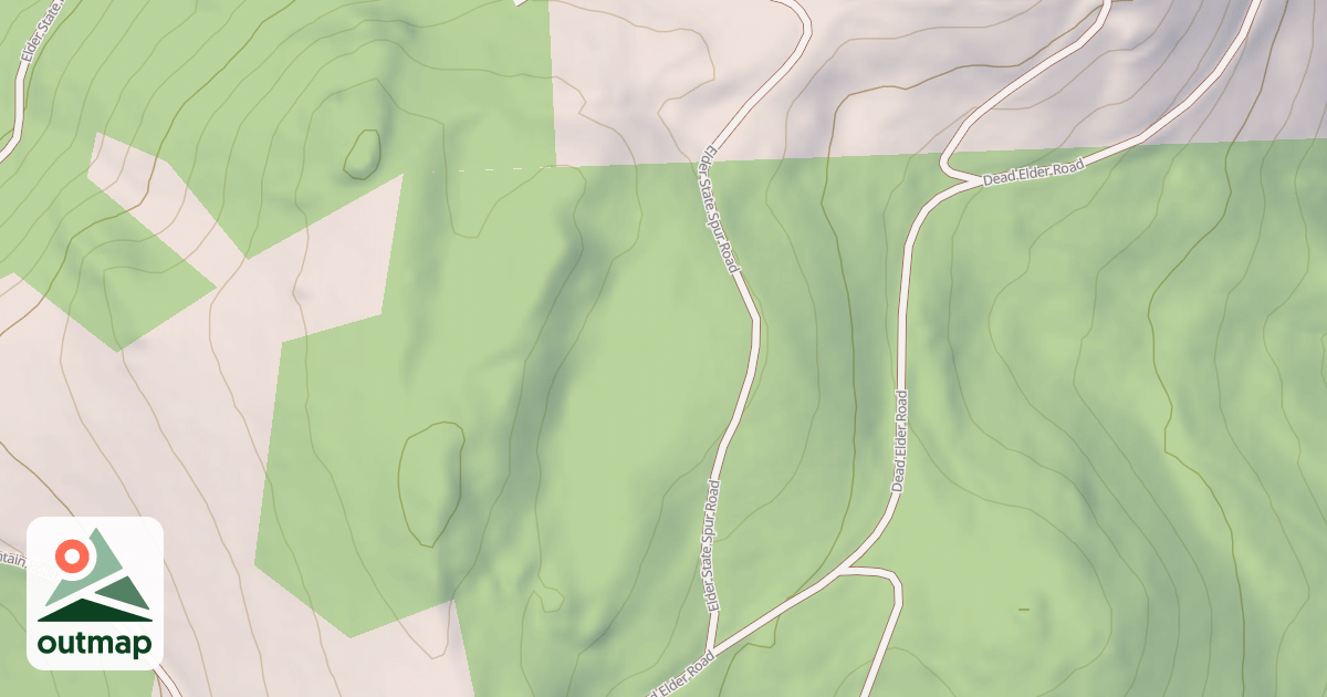 Map of ELDER STATE SPUR