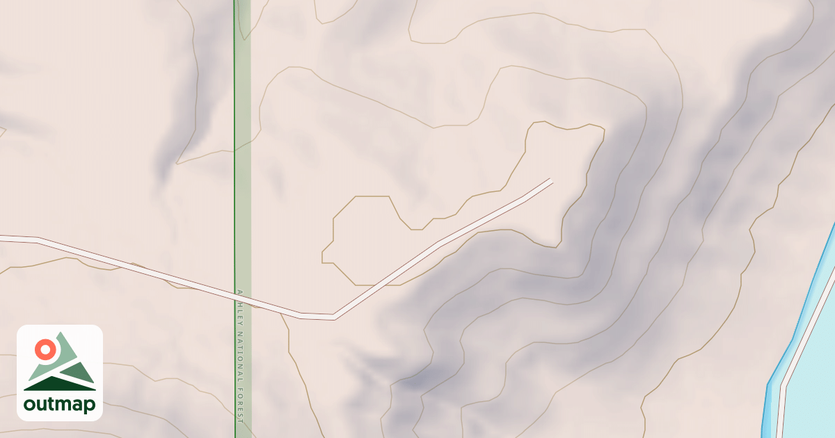 Map of SPRINGS DRAW DISPERSED B
