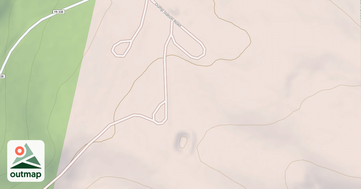 Map of DUMP STATION ROAD SPUR