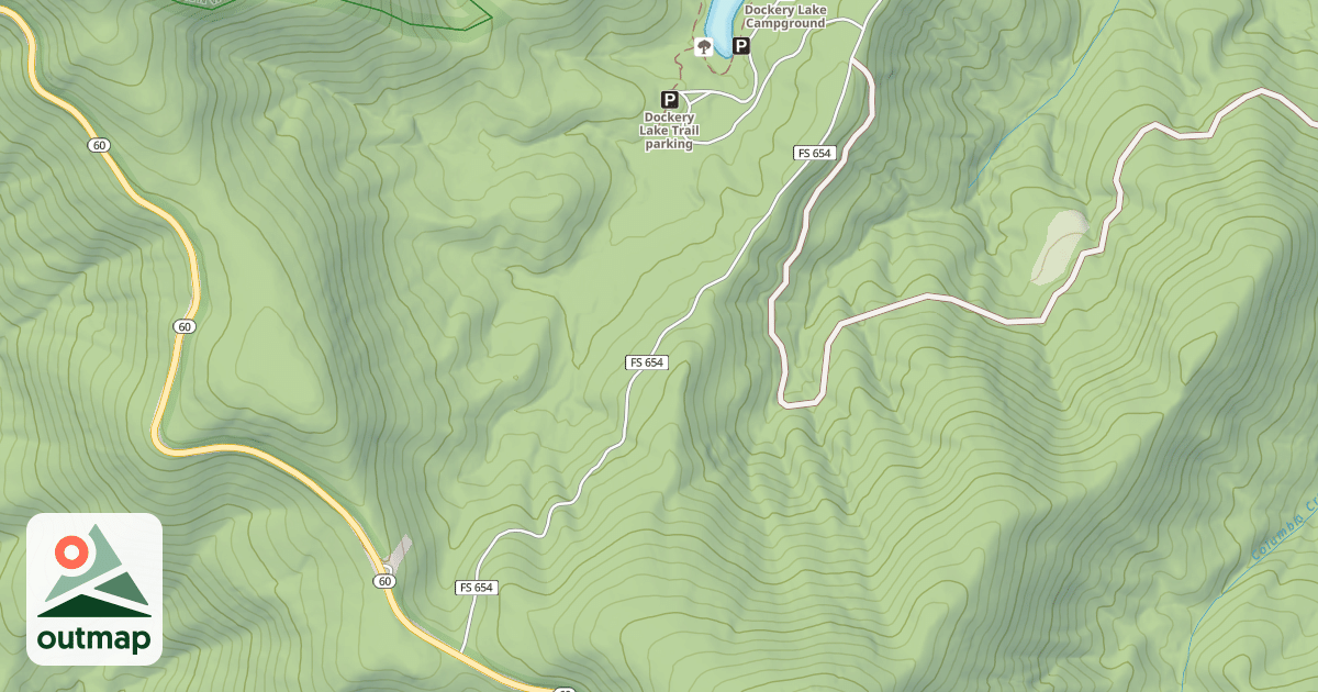 Map of DOCKERY LAKE