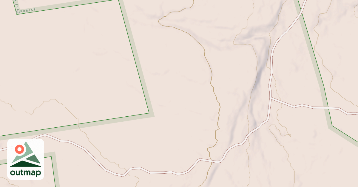Map of Secondary Trail 87a (S87a)