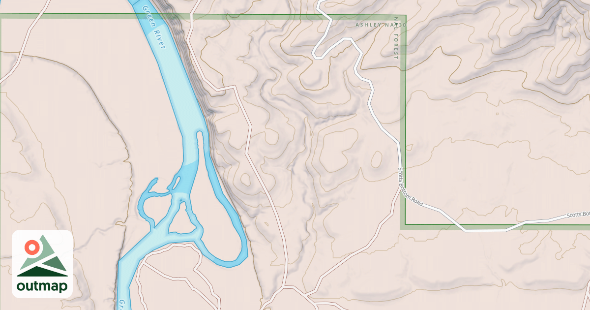 Map of CORDWOOD BOTTOM LOOP