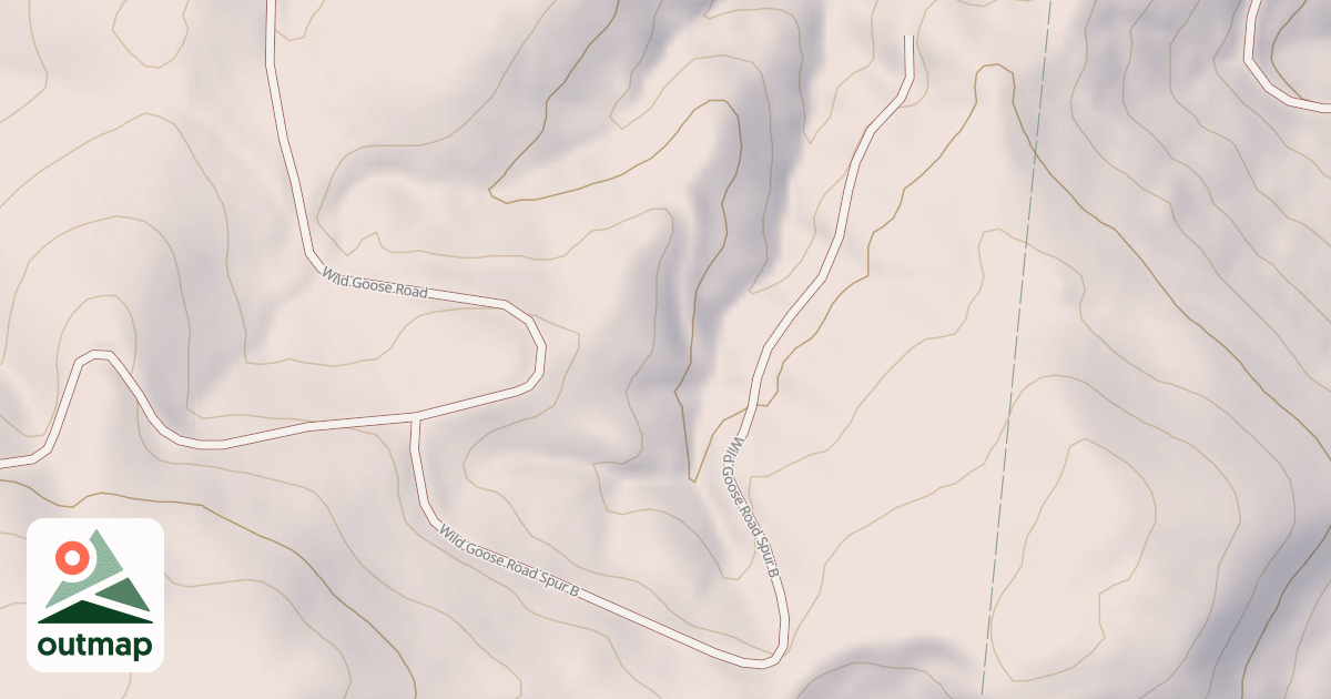 Map of WILD GOOSE SPUR B