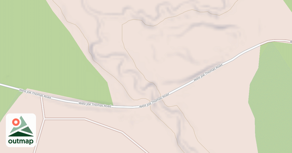 Map of JOE THOMAS ROAD