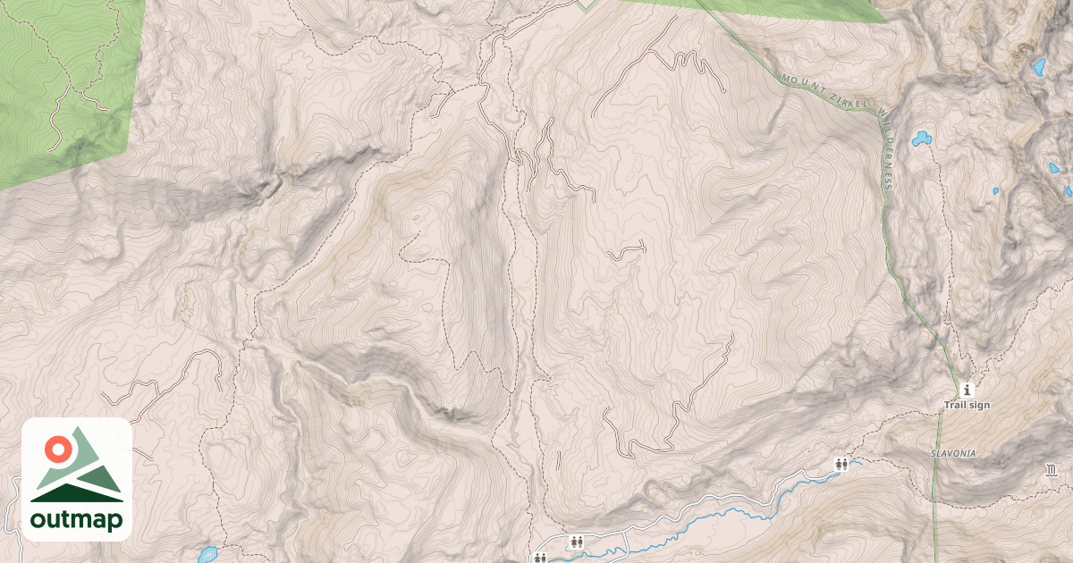 Map of Continental Divide National Scenic Trail