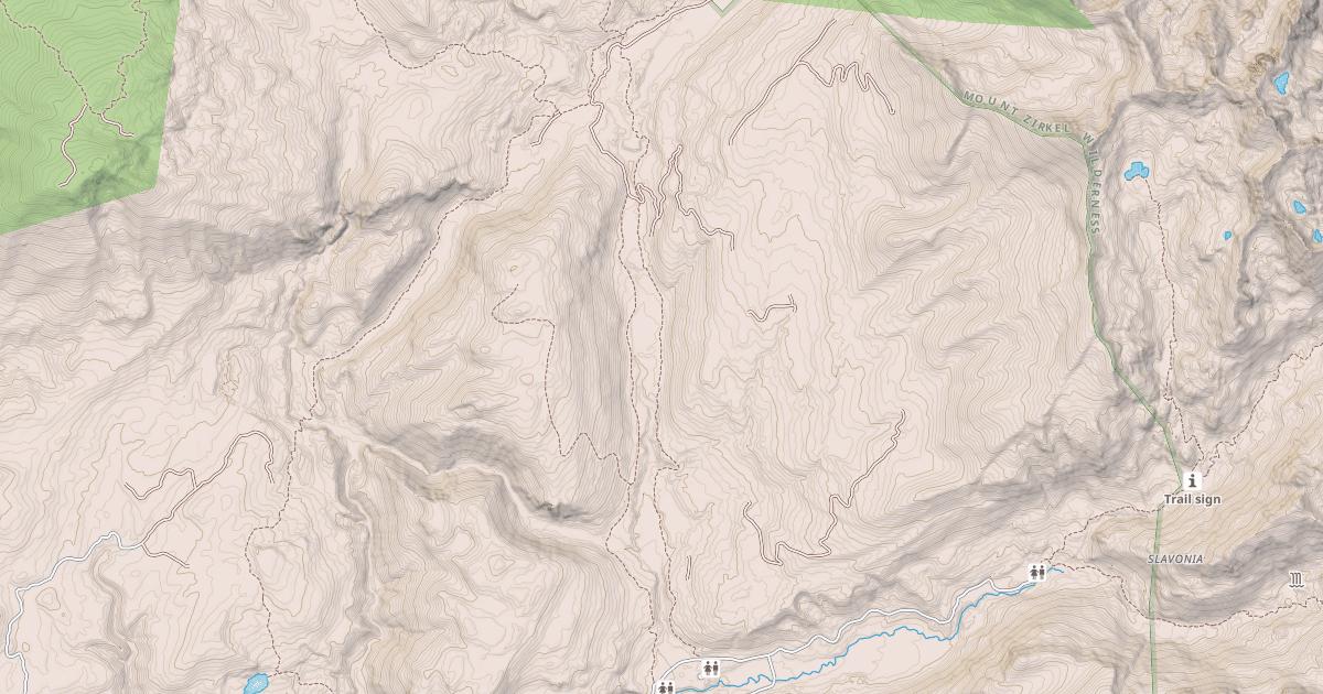 Map preview of Continental Divide National Scenic Trail