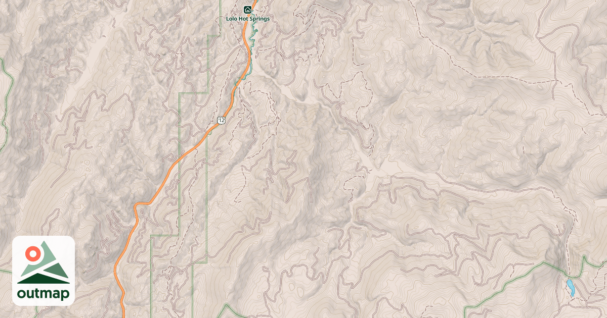 Map of EAST FORK SNOWMOBILE TR #1