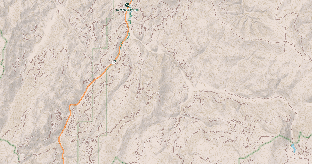 Map preview of EAST FORK SNOWMOBILE TR #1