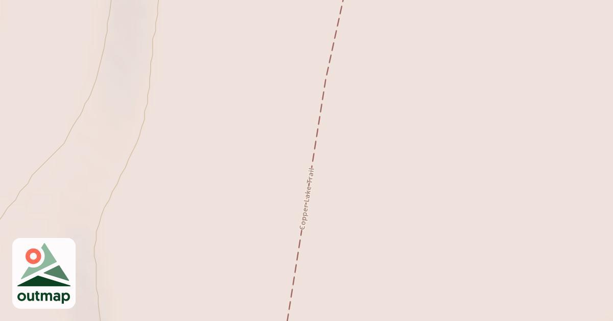 Map of Copper Lake Trail