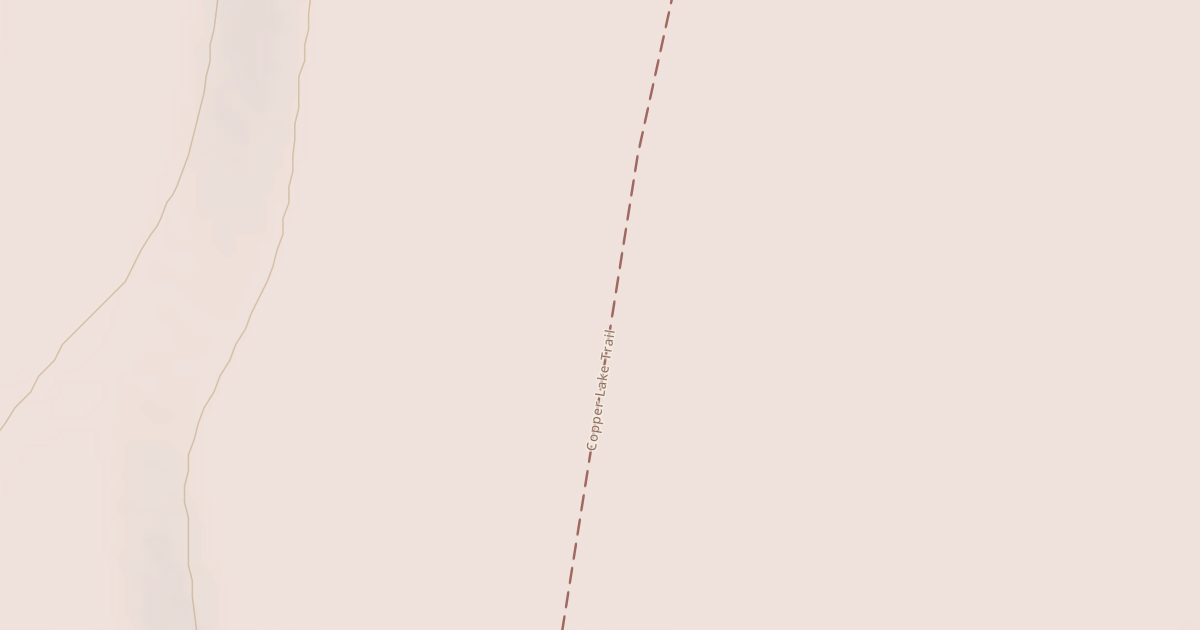 Map preview of Copper Lake Trail