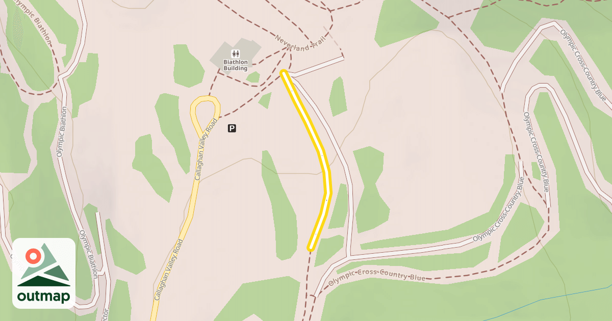 Map of Neverland Trail