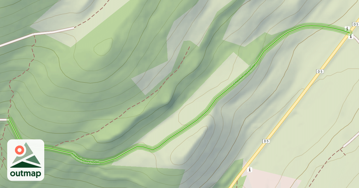 Map of Chemin du Clodit
