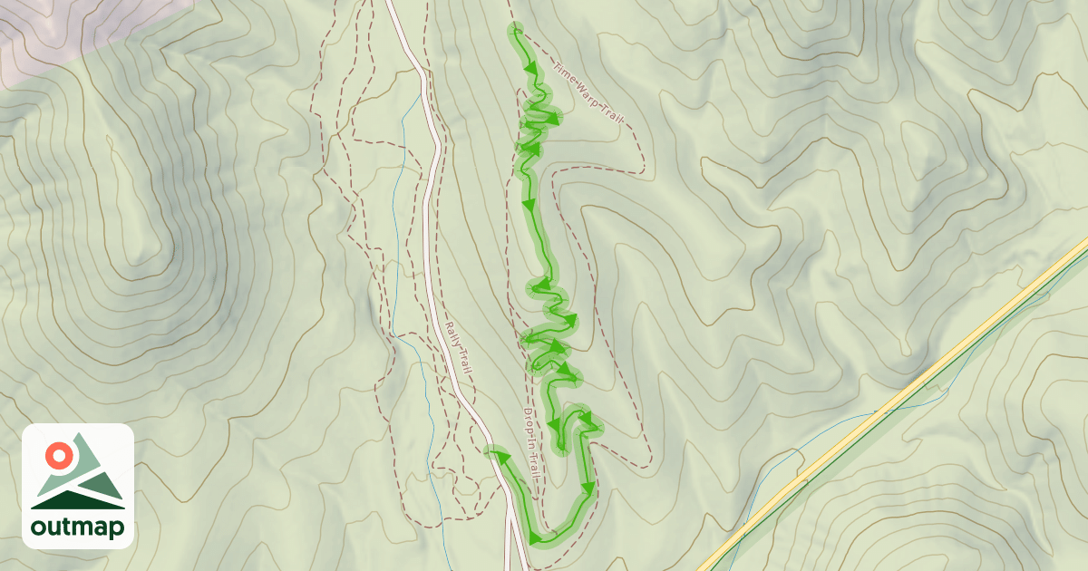 Map of Quick Draw Trail