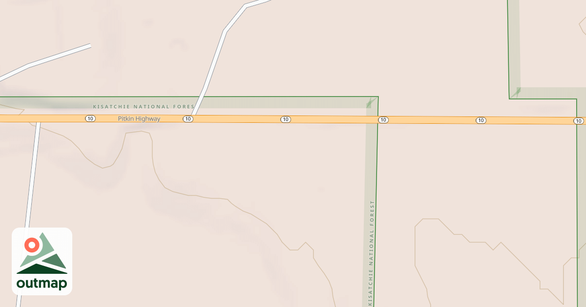 Map of USFS National Forest System Roads {C85CDEE2-62E0-404C-9878-66A7CF814661}