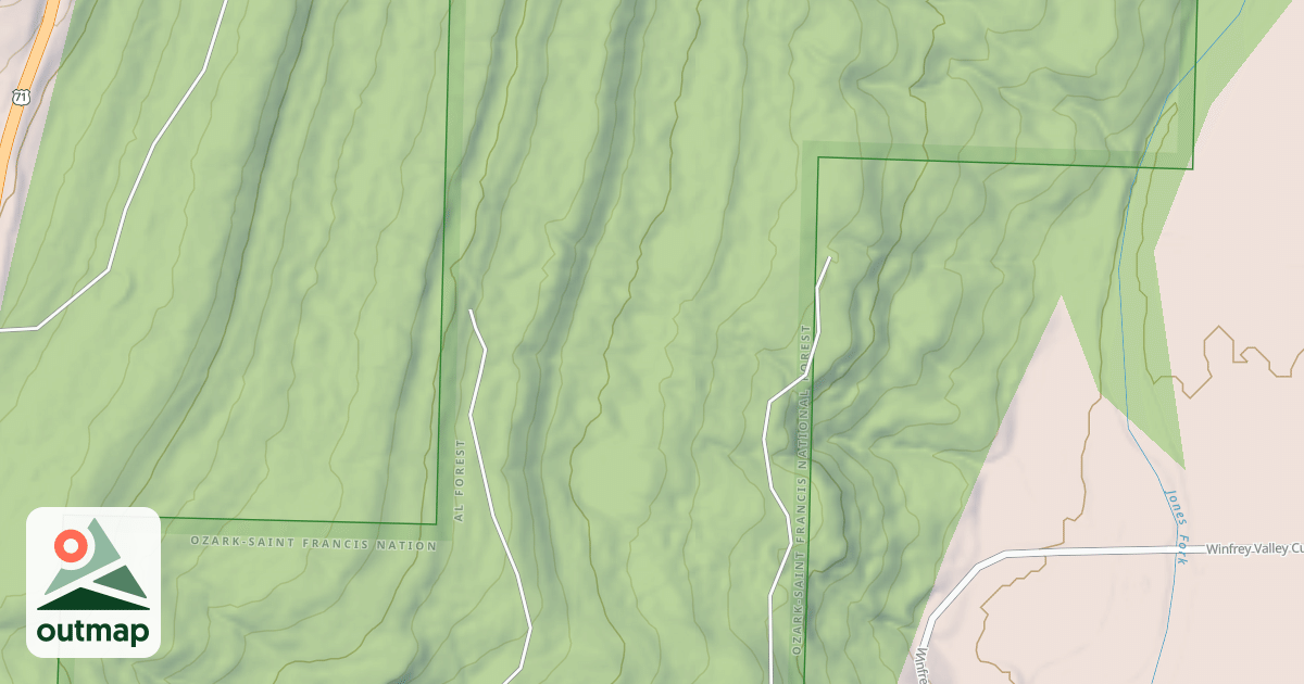 Map of USFS Motor Vehicle Use Map Roads {CA4ED12B-66FB-4807-A99D-BAD998AADB26}