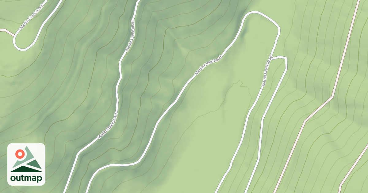 Map of (FDR) MARTIN CREEK