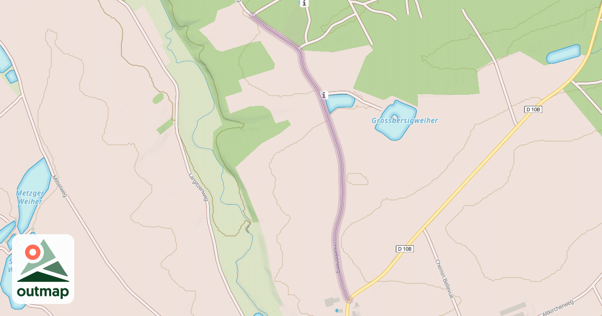 Map of Chemin de la Hueb