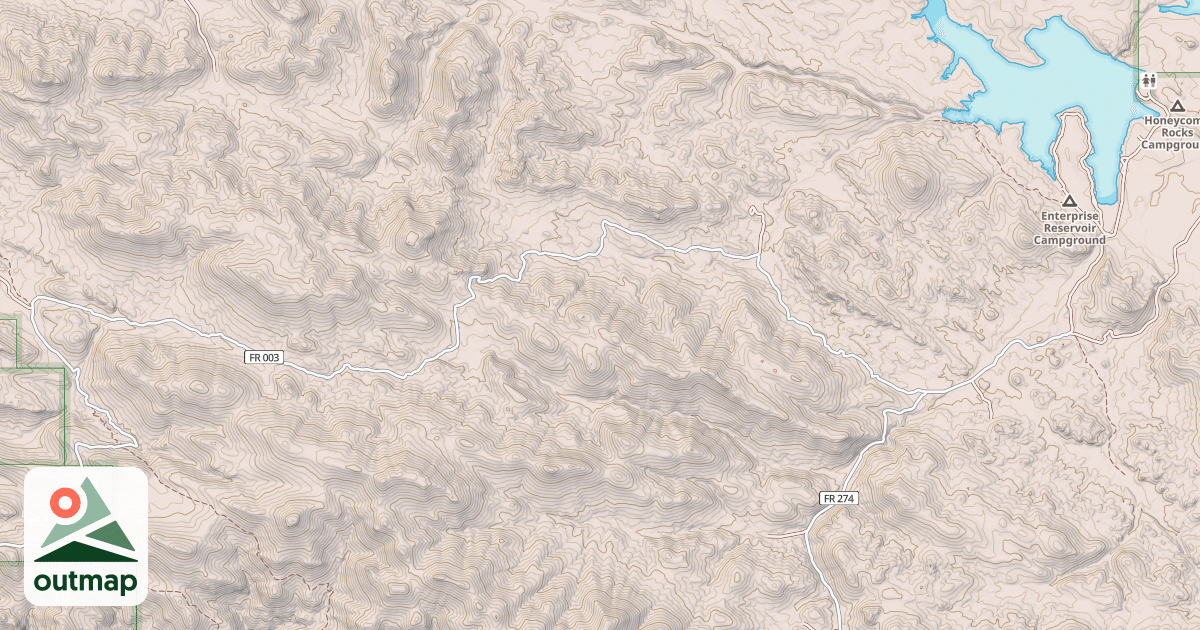 Map of COLIE FLAT
