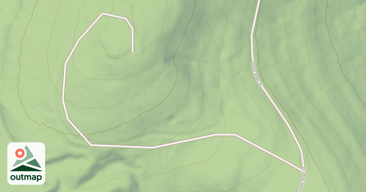 Map of GAULEY MTN.- C