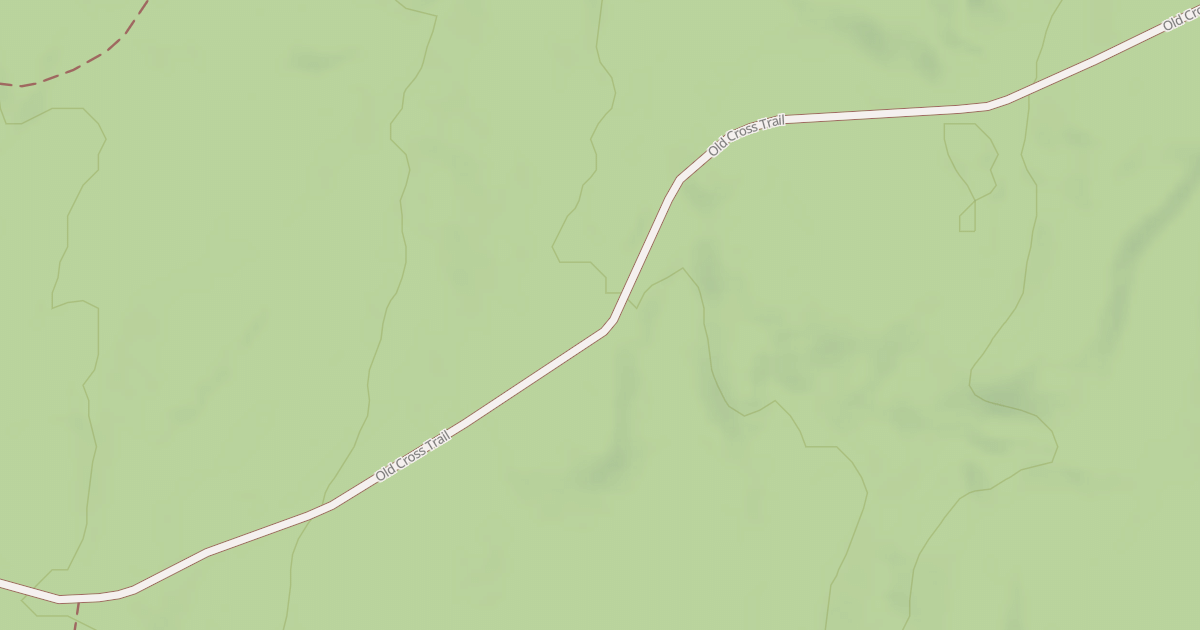 Map preview of Old Cross Road Trail