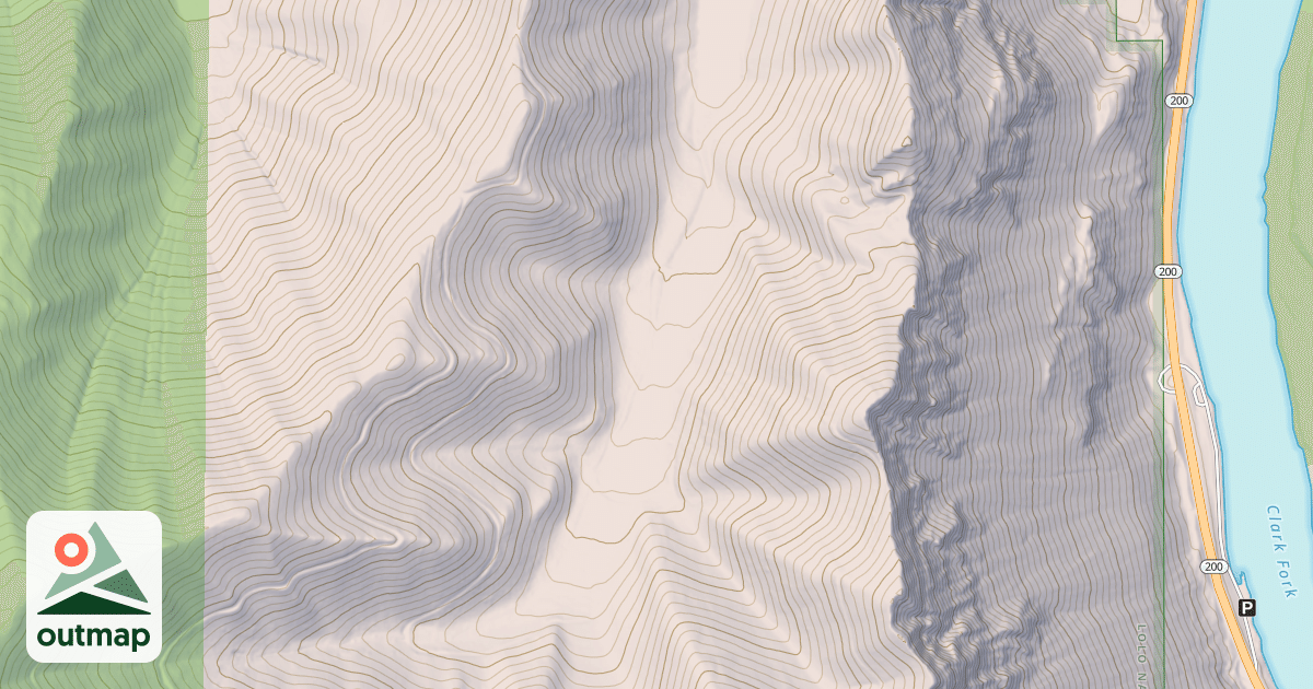 Map of CROOKED STUB