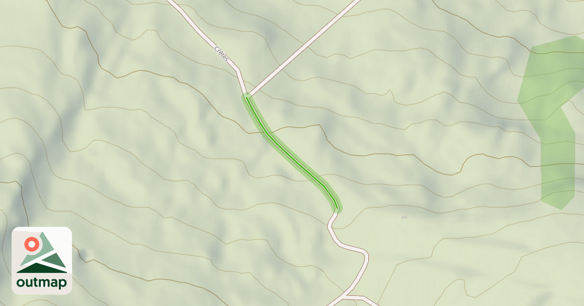 Map of Crêtes