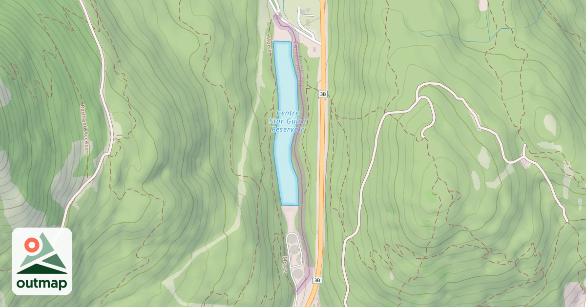 Map of Centennial Trail