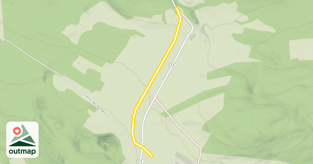 Map of Les Prises