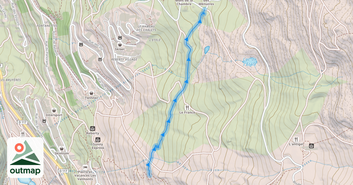 Map of DH13 Jumpy