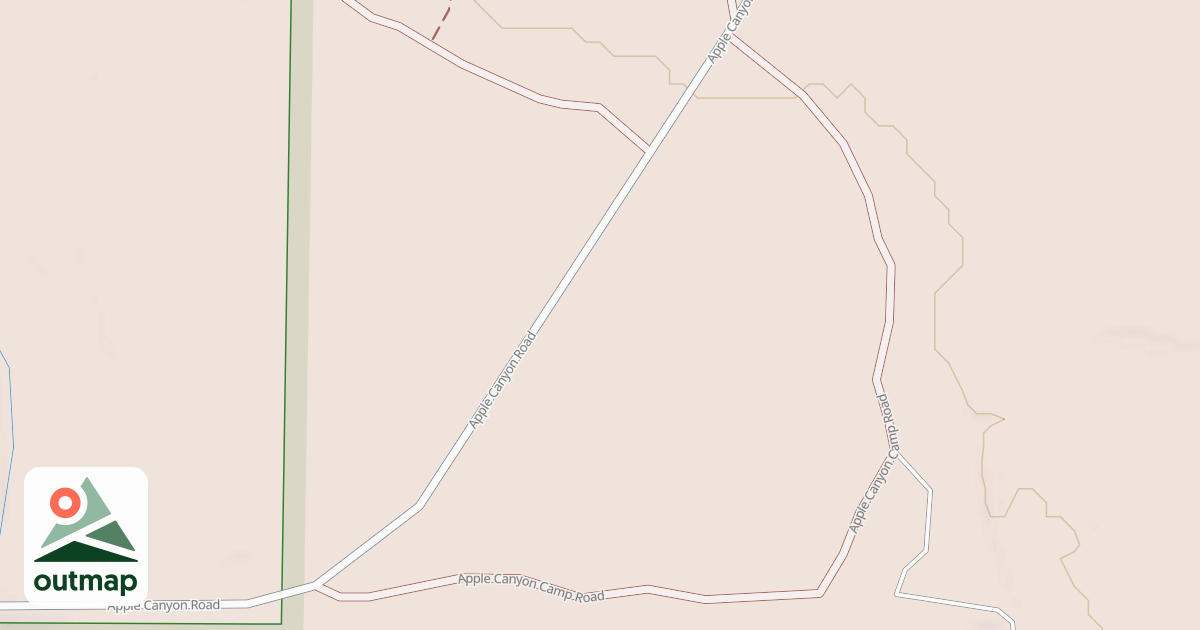 Map of APPLE CANYON CAMP