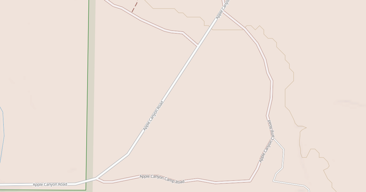 Map preview of APPLE CANYON CAMP