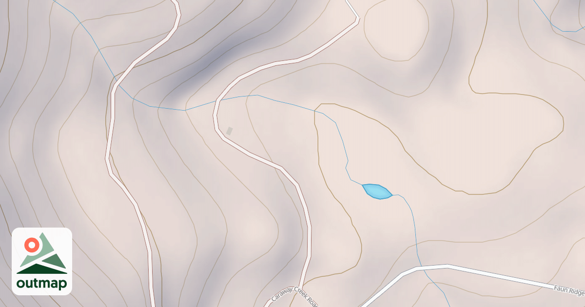Map of CARAWAY CREEK