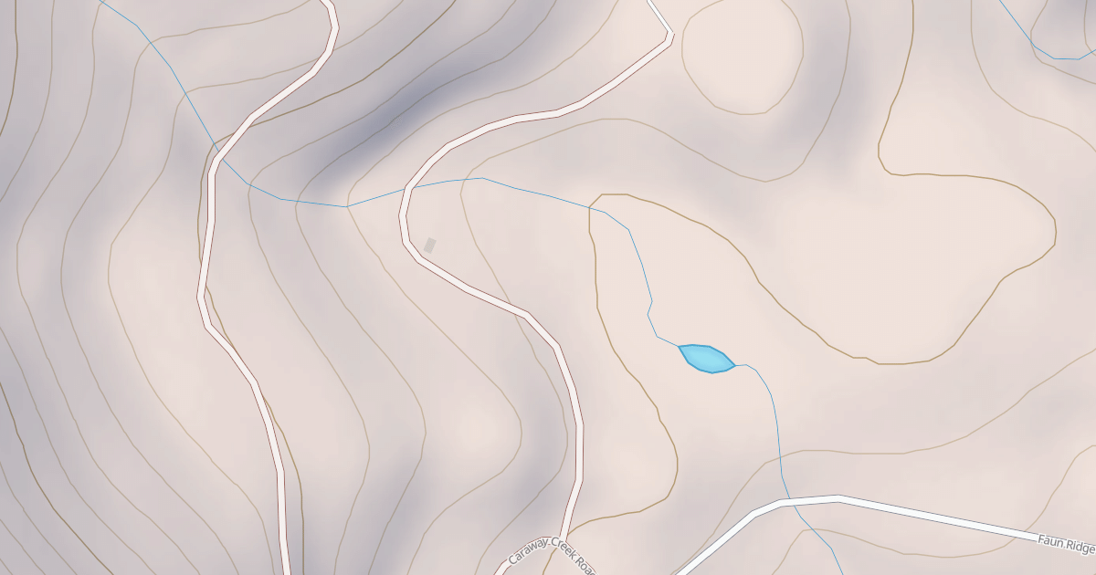 Map preview of CARAWAY CREEK