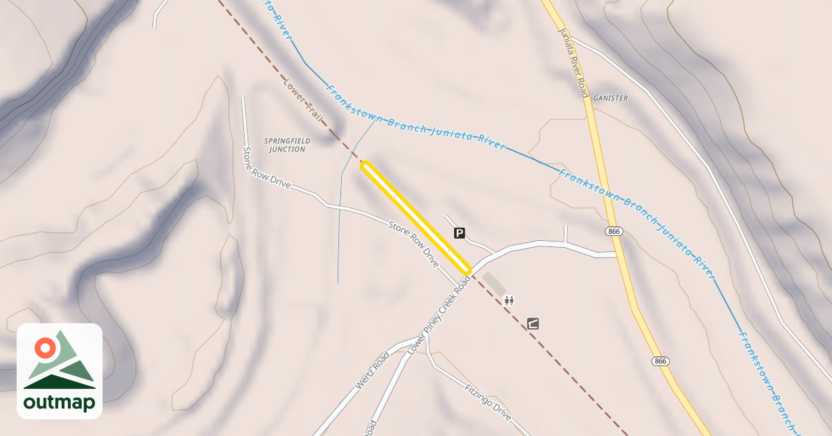 Map of Lower Trail