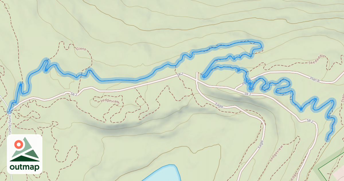 Map of Glen's Trail