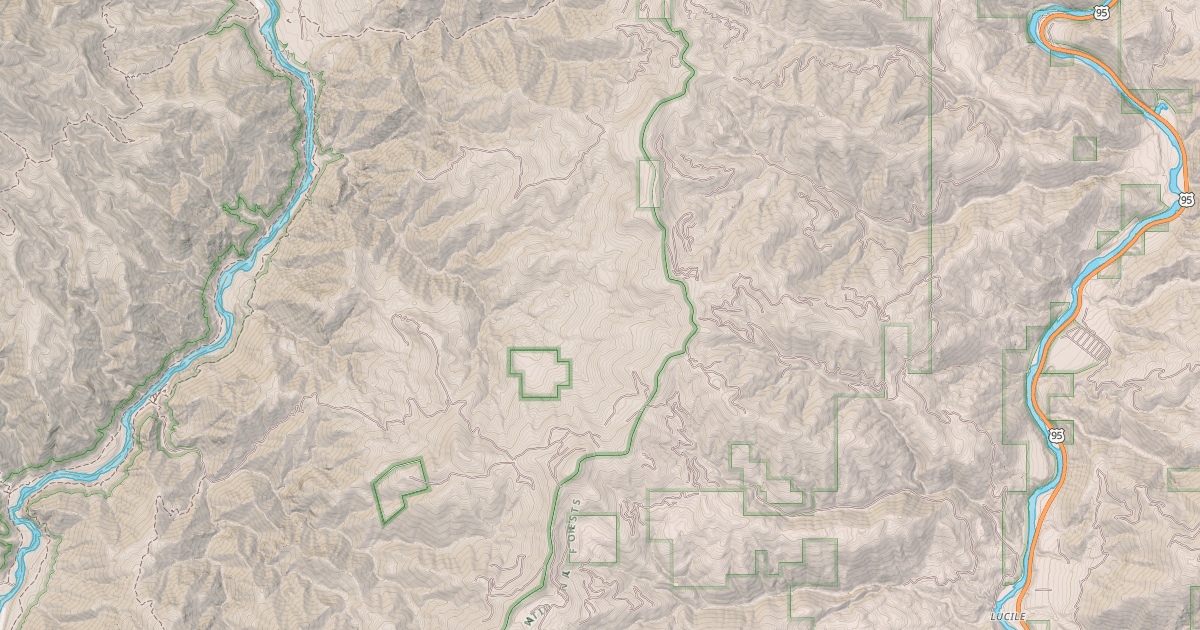 Map preview of BOISE TRAIL