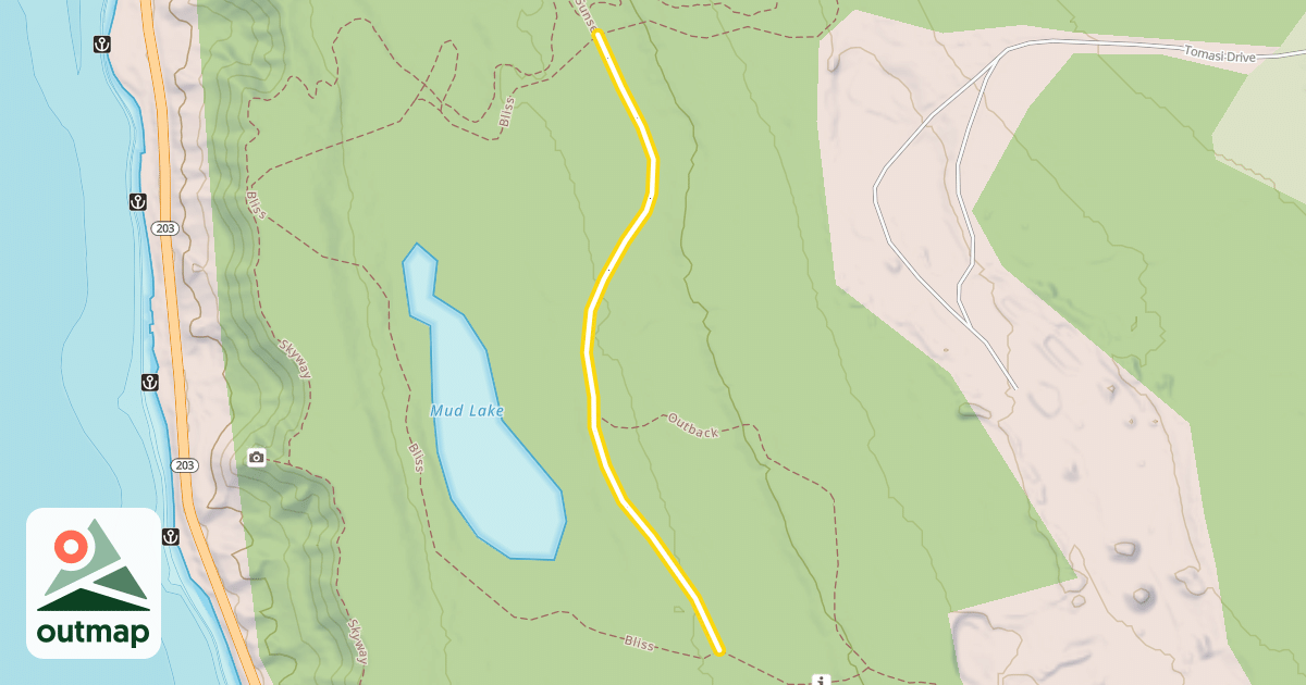 Map of Sunset (Mud Lake Bypass)