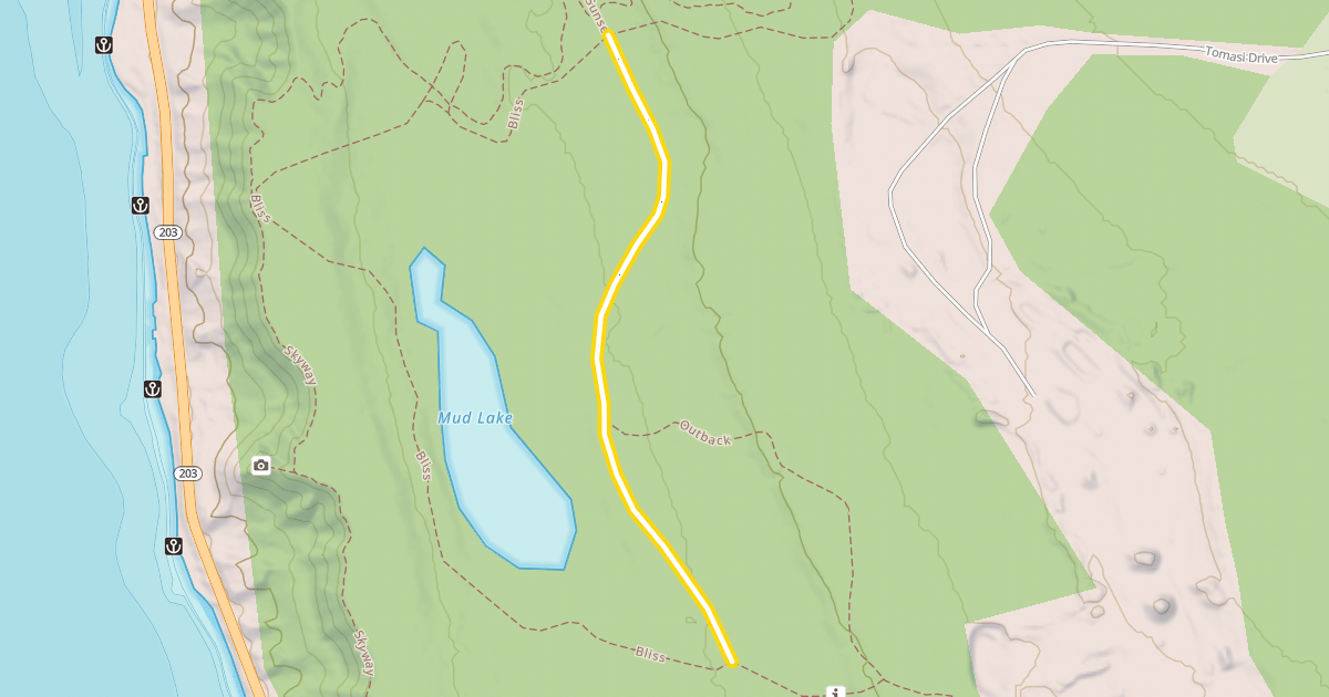 Map preview of Sunset (Mud Lake Bypass)