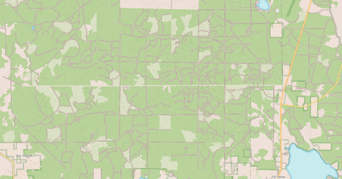 Map preview of ORANGE HAMMOCK