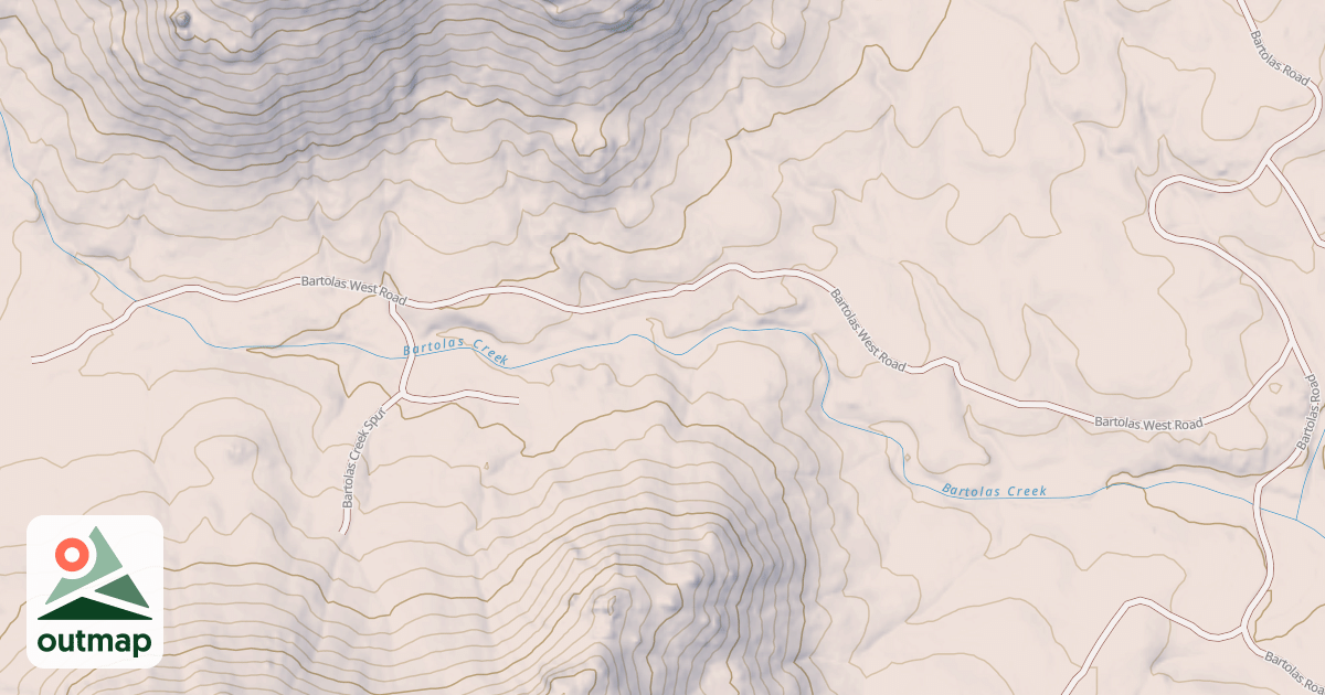 Map of BARTOLAS WEST
