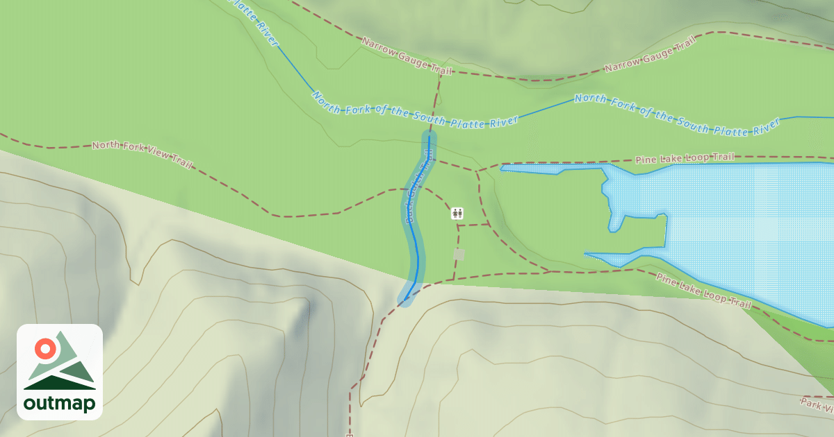 Map of Buck Gulch Trail