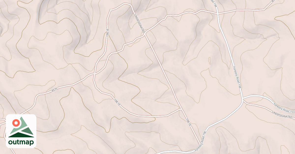 Map of BENCHMARK BR 1E