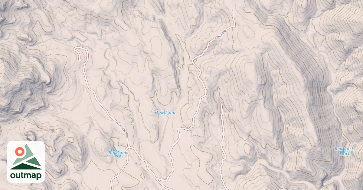Map of OAK TANK