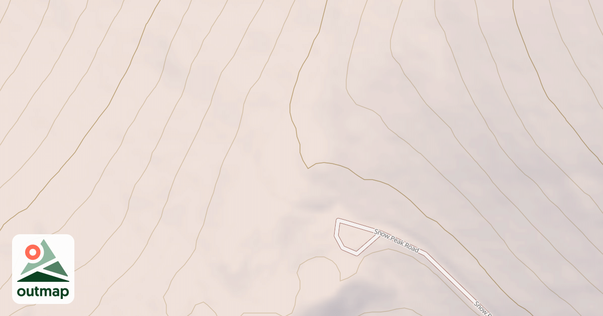 Map of SNOW PEAK