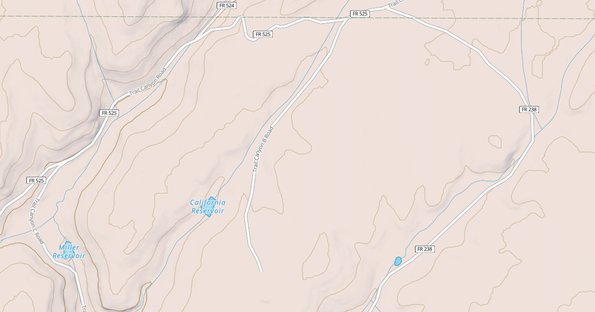 Map preview of TRAIL CANYON B