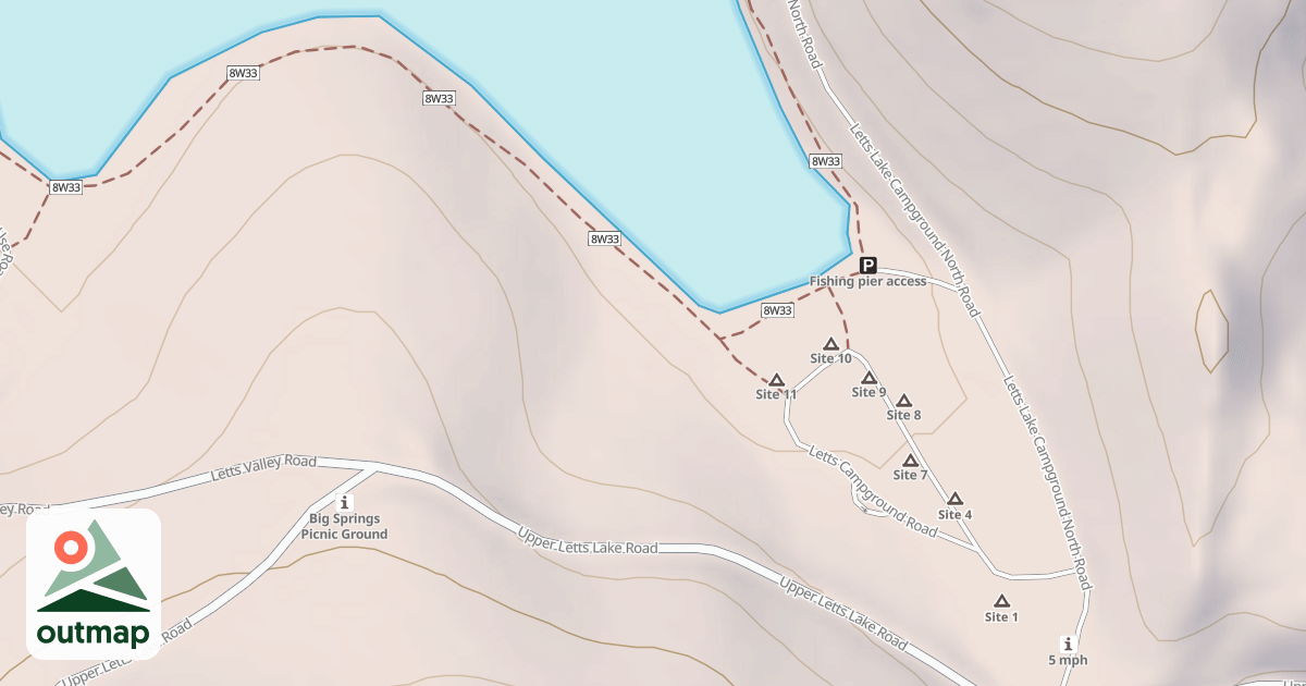 Map of LETTS C.G.
