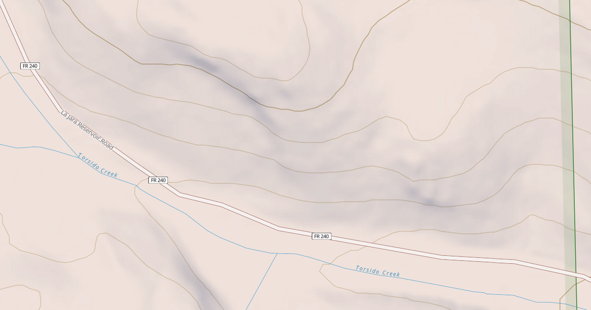Map preview of LA JARA RESERVOIR
