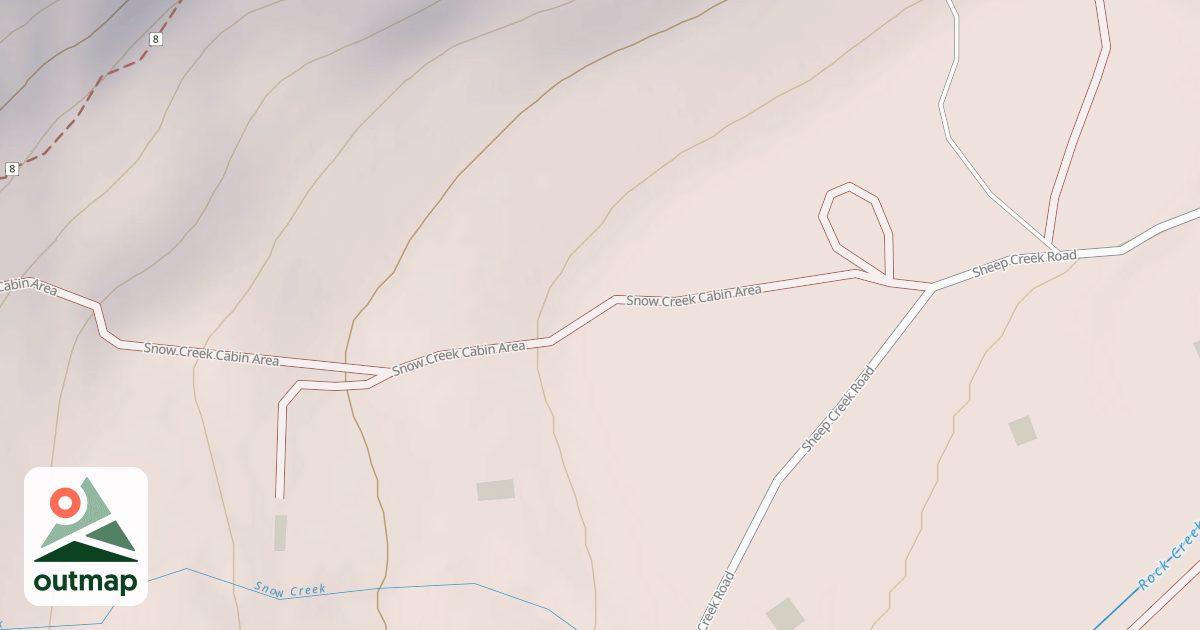 Map of SHEEP CREEK WEST SUMMER HOMES